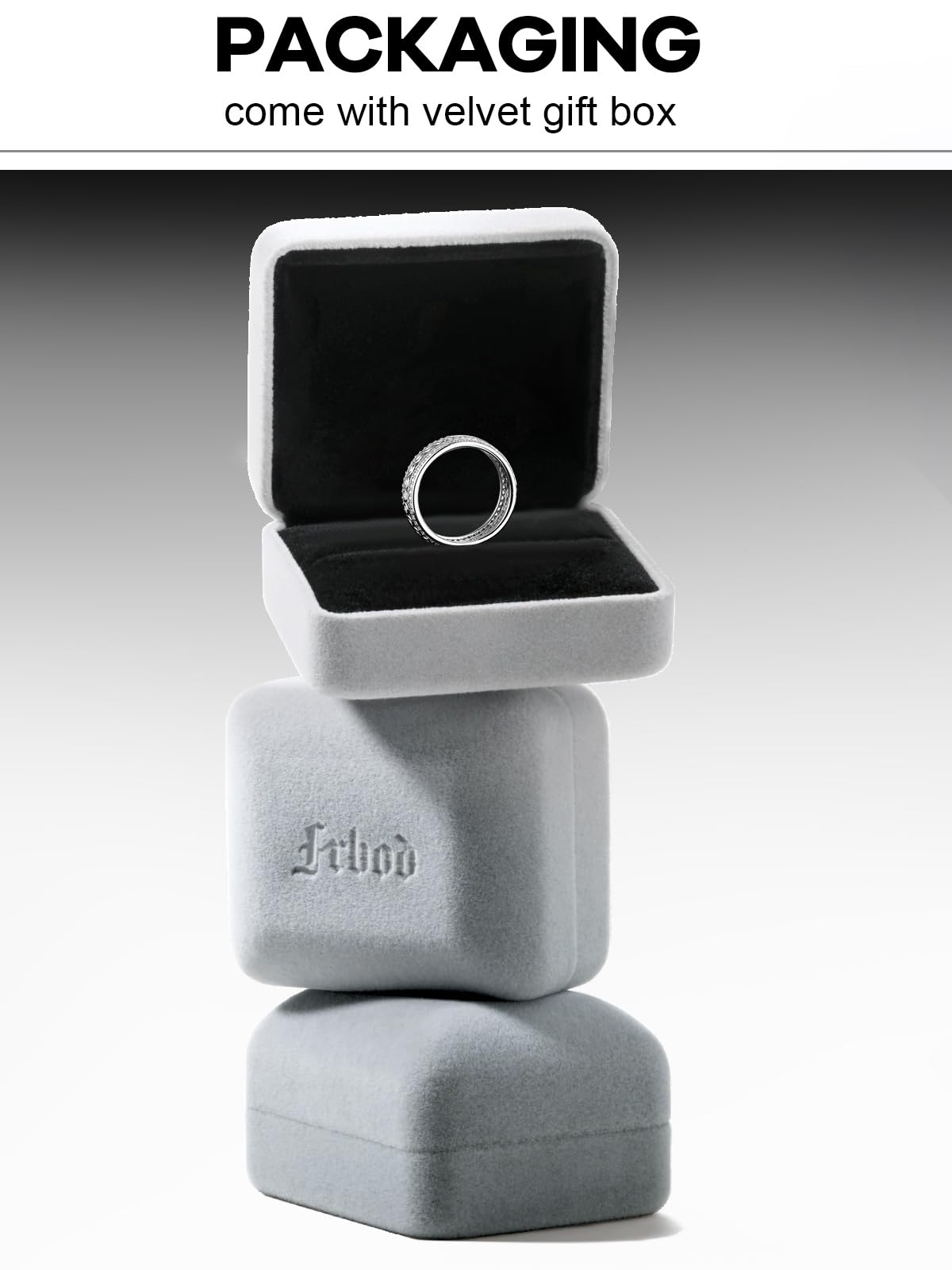 Frbod Thick Moissanite Ring for Women 925 Sterling Silver Wedding Ring Comfortable Eternity Aniversary Band Size 4.5
