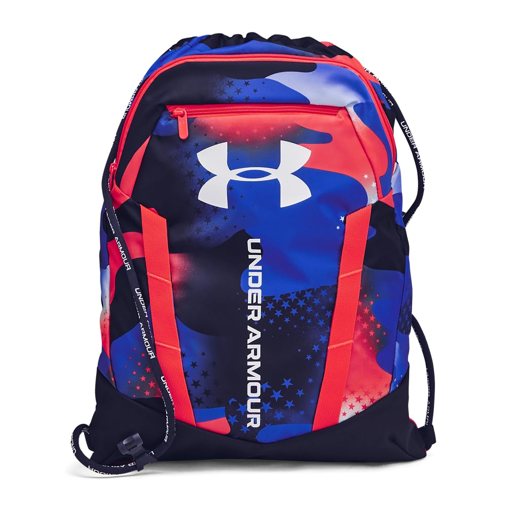 Under Armour Unisex-Adult Undeniable Sackpack, (411) Midnight Navy/Red/White, One Size Fits Most