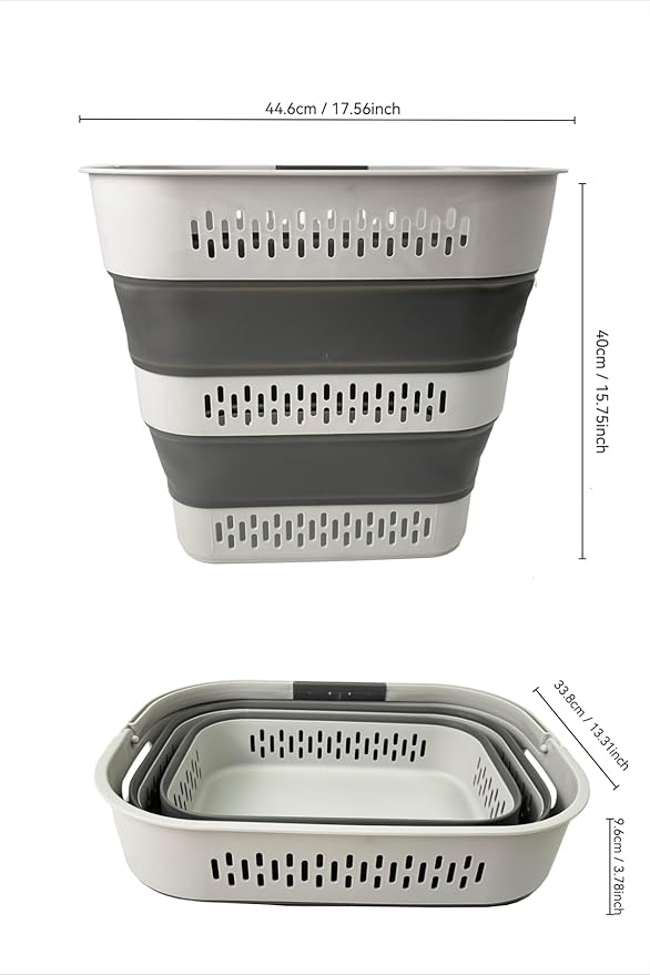 SAMMART 38L Collapsible Laundry Basket