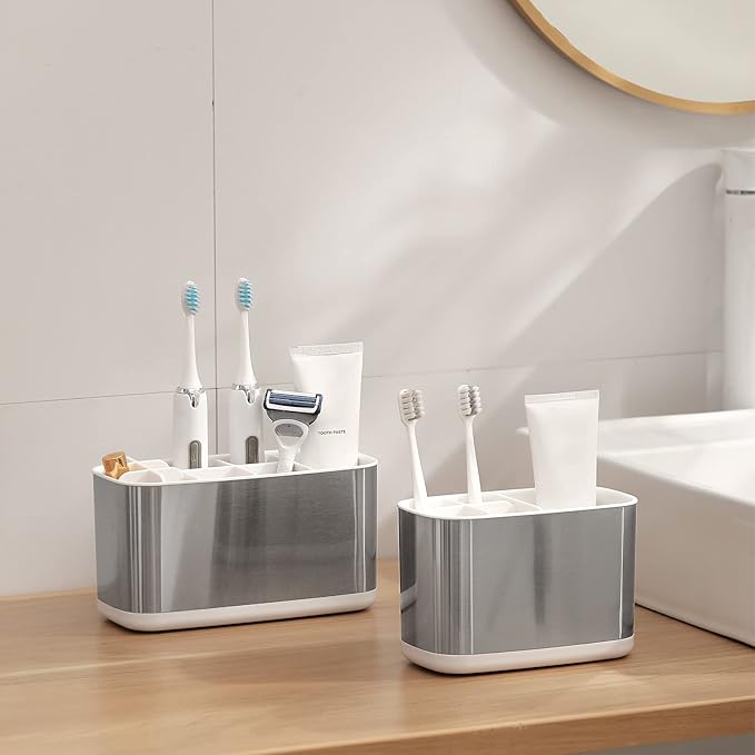 Colist Toothbrush Holder for Bathroom Stainless Steel Detachable Electric