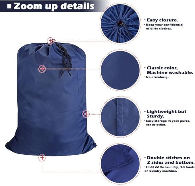 Washable Travel Laundry Bag