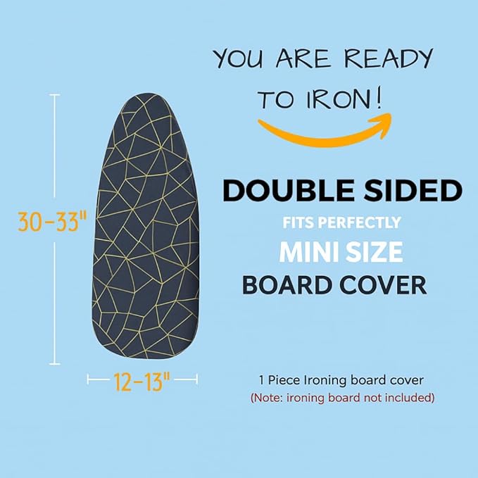 SAVUK 12 X 30 inch Smart Table Top Ironing Board Cover and Pad