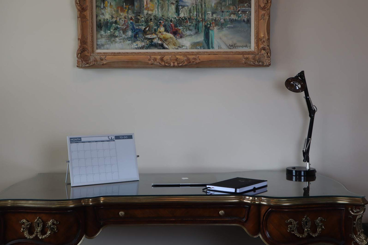 Small Double Sided White Board Calendar - Mini Portable Desktop Dry Erase Board with Stand & Small Monthly Calendar Whiteboard Planner with Reversible to Do List - 10" x 14" - Desk, Office, and Home