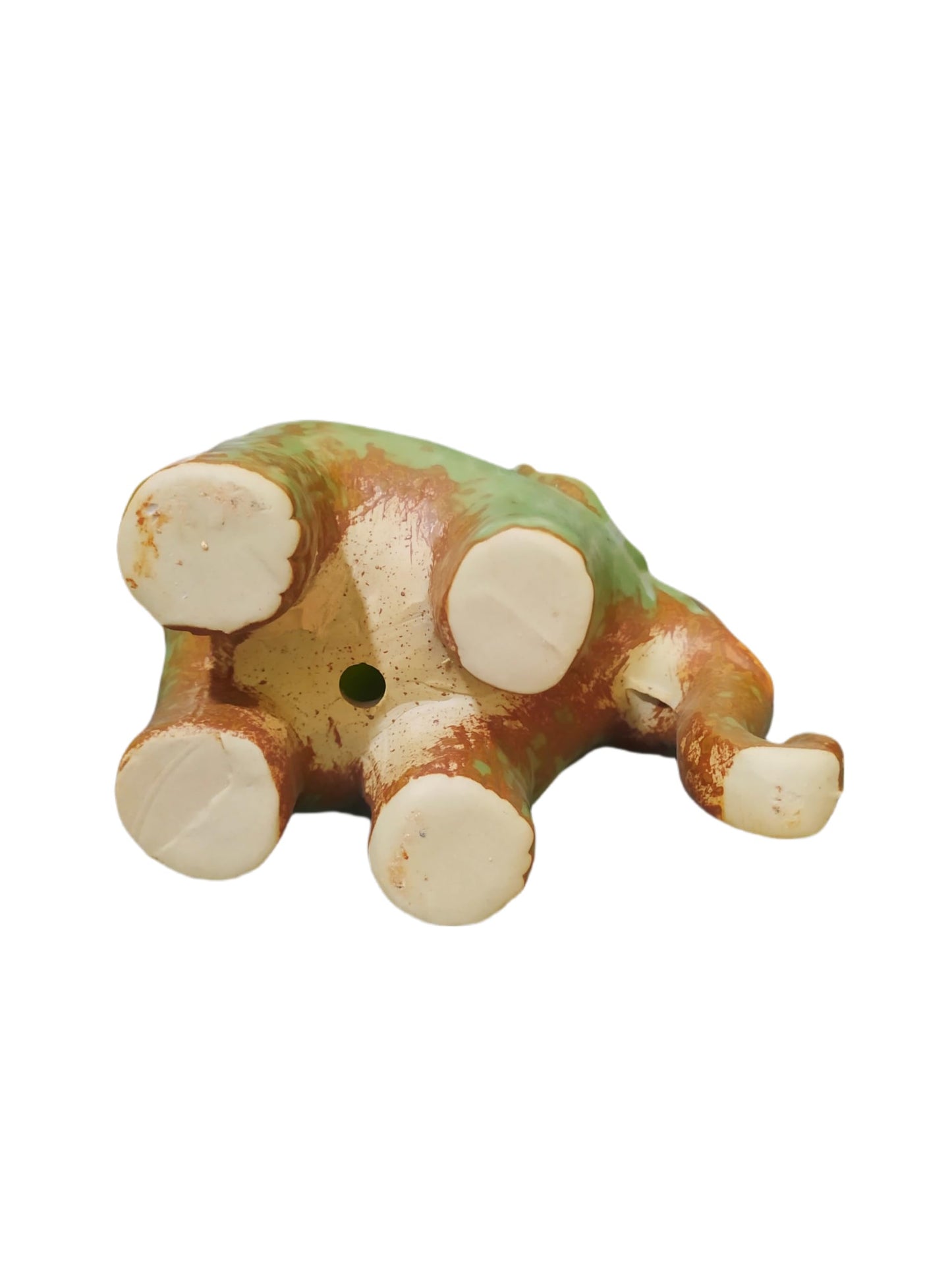 SJBAG Cute Animal Elephant Shaped Ceramic Succulent Cactus Air Plant Flower Pots Planters-Plant Not Included (Small Green)
