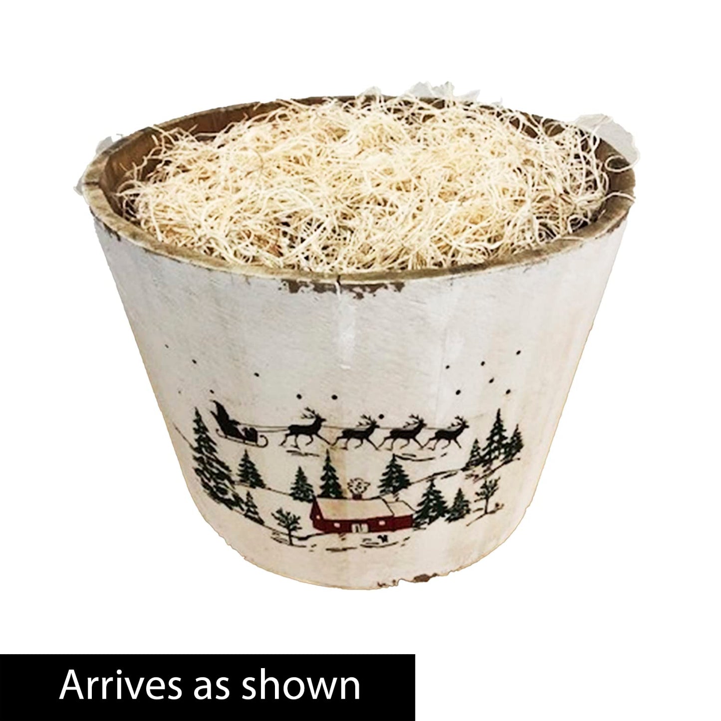 BRECK'S - Miracle Red Flowering Amaryllis Bulb Gift Kit - One Dormant Bulb Pre-Planted in a Wooden Decorative Planter