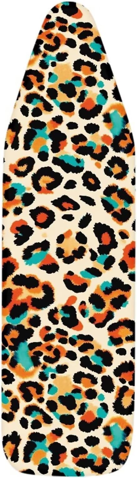 Rainbow Leopard0 Ironing Board Cover and Pad