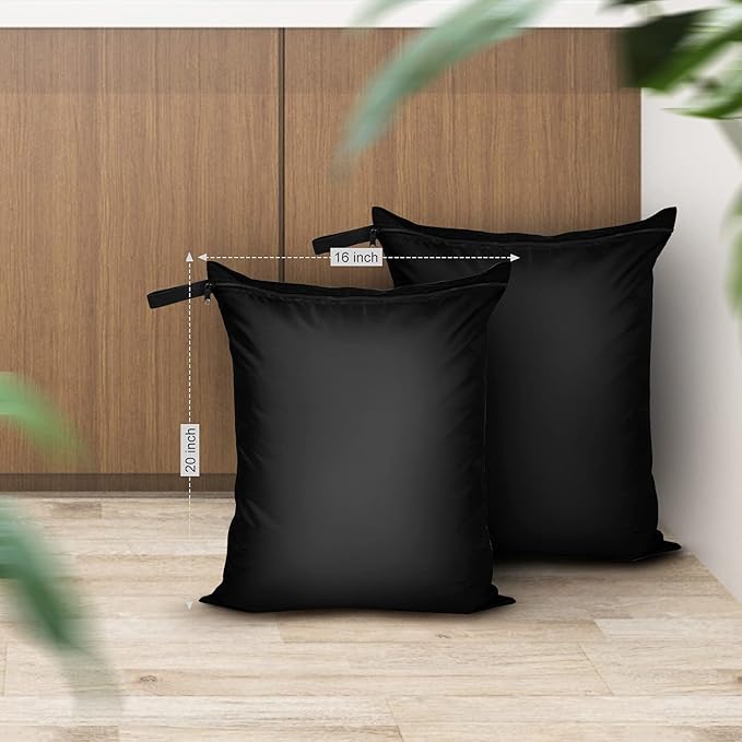 OTraki 2 Pack Laundry Bags 16x20 inch Wet Dry Bag