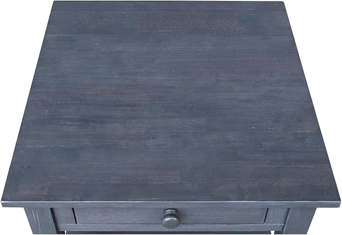 IC INTERNATIONAL CONCEPTS Spencer Gray Wood End Table
