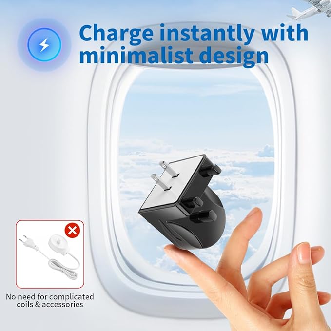 Wall Charger for Oral-B Braun Electric Toothbrush, Wireless Electric Toothbrush