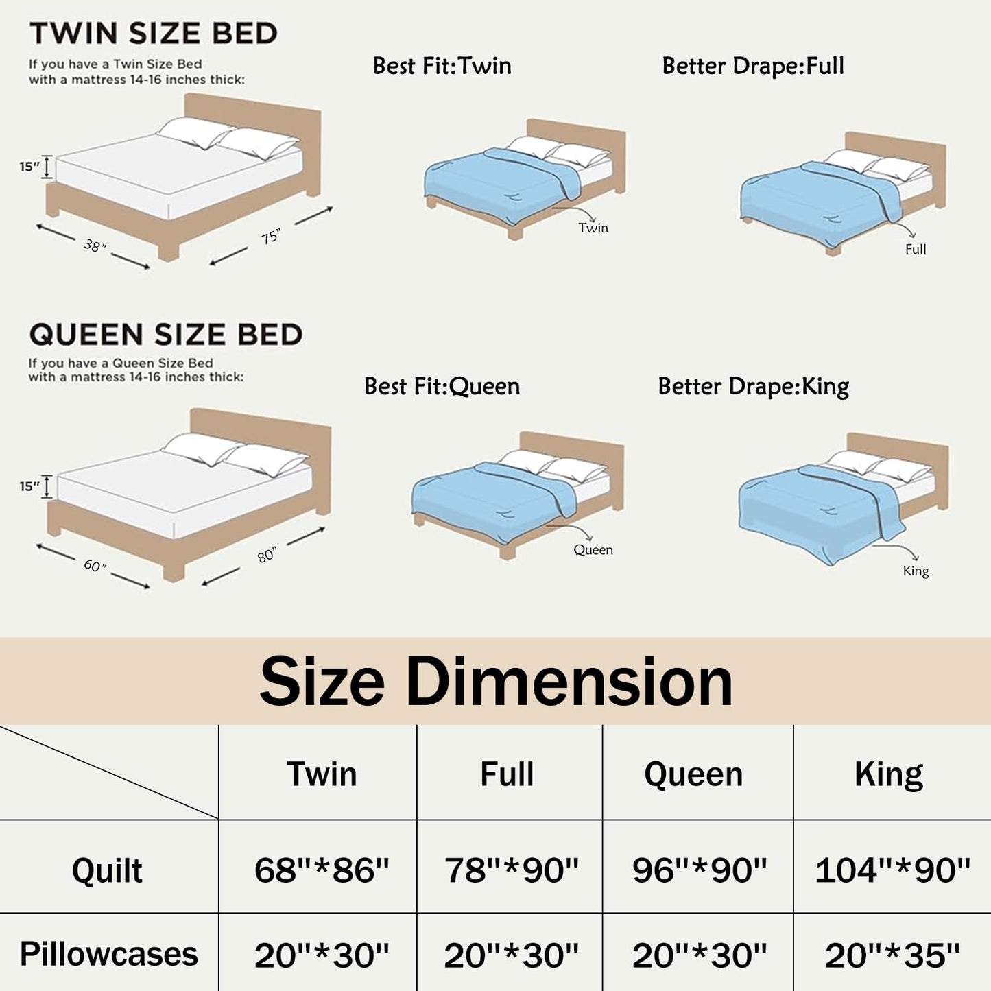 HOSIMA King Size Quilt,Deer Bear Print Forest Bedding Sets for Hunting Room Decor,Pine Cone Pattern Brown Hunting Themed Plaid Patchwork Bedding Quilts with 2 Pillowcases.