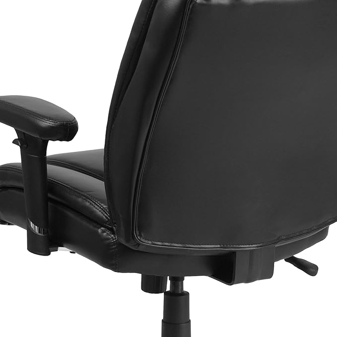 Flash Furniture HERCULES Series Big & Tall 400 lb. Rated Black LeatherSoft