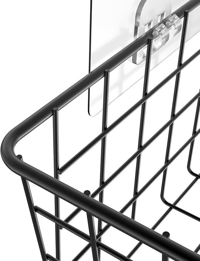 MaraFansie Over the Cabinet Door Organizer Wall Wire Baskets Hanging Kitchen