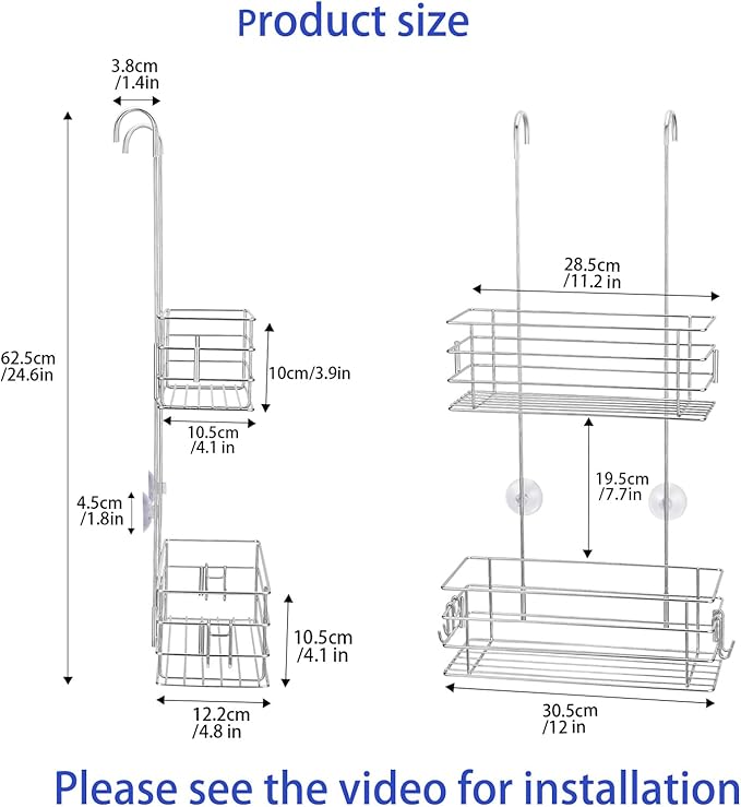 Hanging Shower Rack Shower Caddy