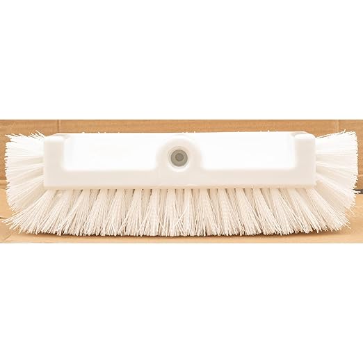SPARTA Multi-Level Tile Scrub Brush 12" Wide Brush Head, Heavy-Duty Tile