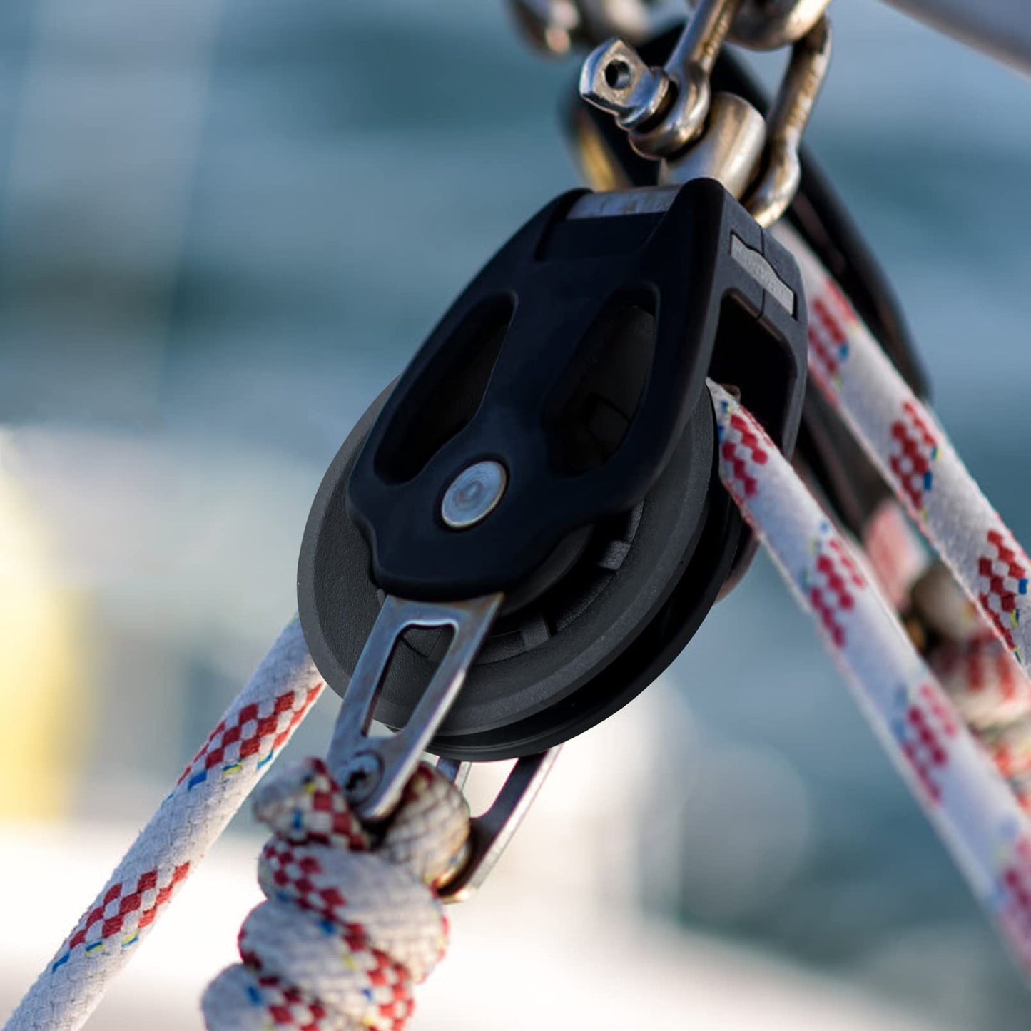 Luwint 3.5 inch Cable Machine Pulley Wheel, 2 Pack Gym Equipment Replacement Pulley with Steel Bearing for LAT Pulldown Home Gym, 90mm 3/8” Bore