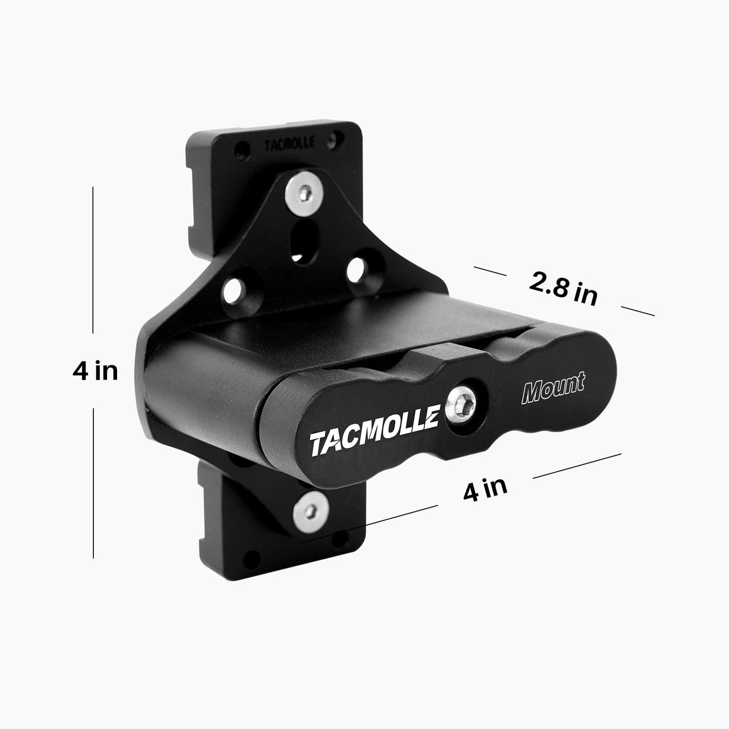 TACMOLLE 2.5 Gallon Water Can - MOLLE Panel Water Tank with Mount, Spout, Water Can Container Pack Fits MOLLE Panels for Vehicles