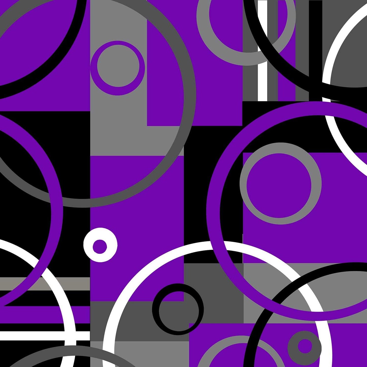Geometry No Hook Shower Curtain Set 71x74 Inches Modern Boho Simple Abstraction Style Hookless Shower Curtain for Men and Women Bright Bathroom Decoration(Purple) SYLDWMN2GM
