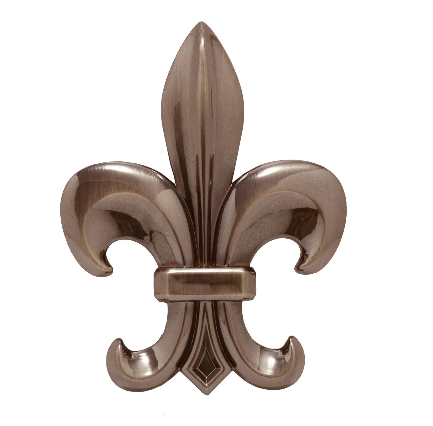 Haute Decor Adjustable Length Wreath Hanger with Removable Icon (Oil-Rubbed Bronze - Fleur De Lis) - Metal Over The Door Wreath Hanger for Front, Back, Interior Doors