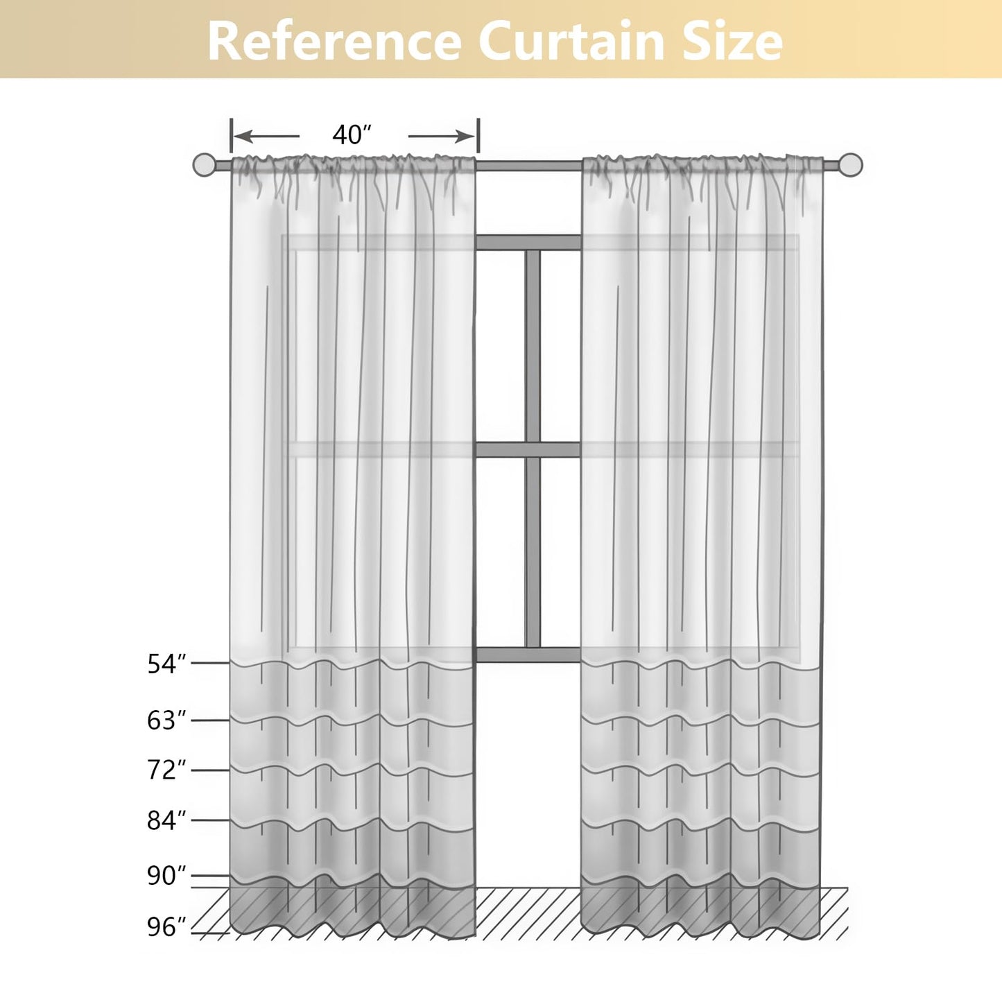 Ebesto Floral Curtains 63 Inch Length - Light Filtering Faux Linen Flower Printed Window Curtains for Bedroom, Rod Pocket No-See Through Privacy Drapes, 2 Panels, Each 40Wx63L Inches, Blush Pink