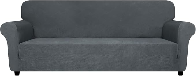 ZNSAYOTX Oversized Super Stretch Couch Cover, New Striped Sofa Covers