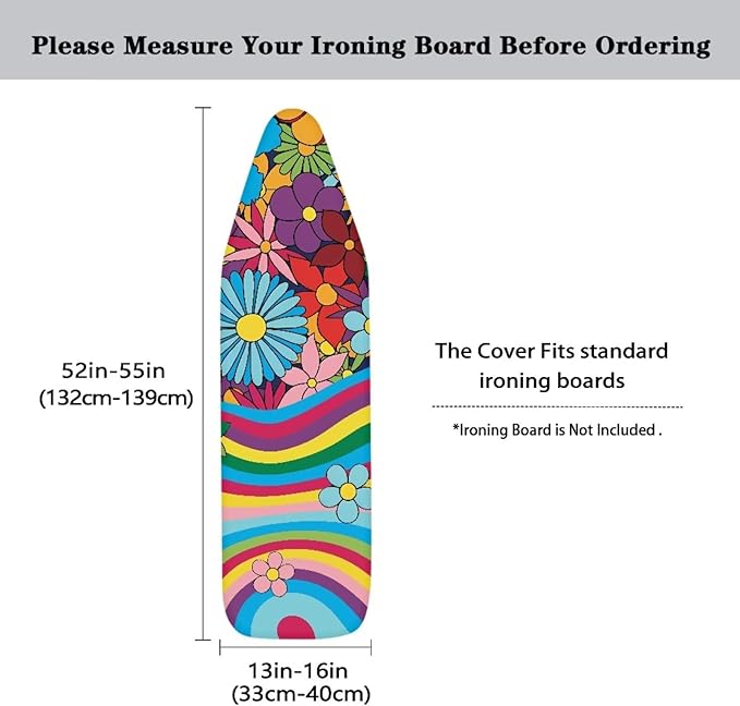 Hippie Flower Ironing Board Covers