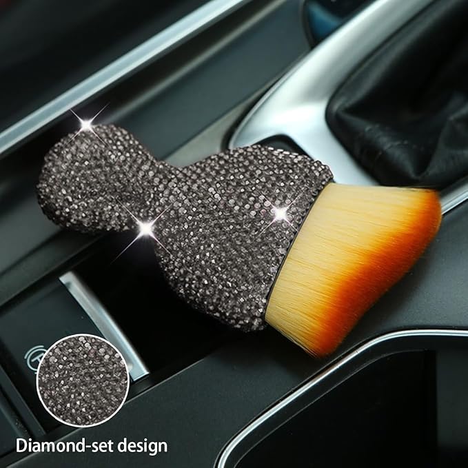 zipelo Auto Interior Dust Brush, Car Detailing Cleaning Brush