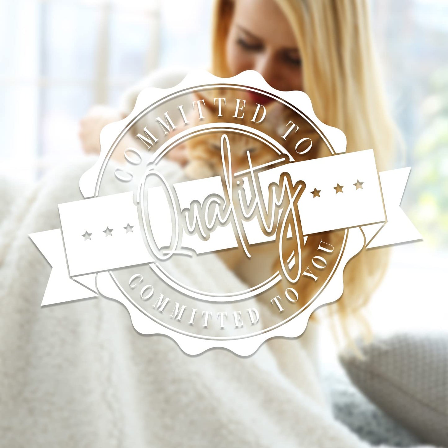 Elegant Comfort Reversible and Ultra-Plush Flannel Fleece-Winter Christmas Sherpa Throw- Lightweight Soft and Cozy-Holiday Decorative Throw, Perfect for Lounging, 50 x 60 inches, Cream Christmas Cat