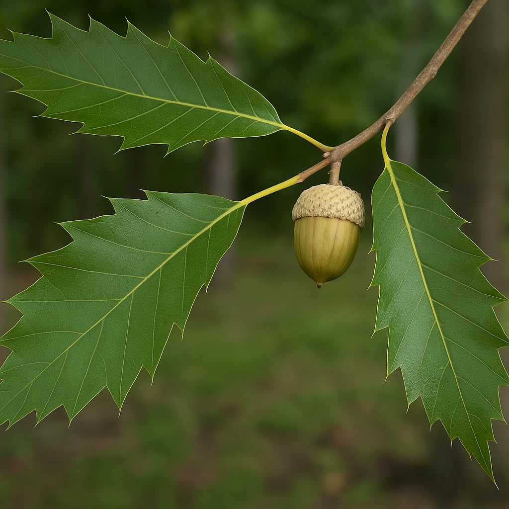 Sawtooth Oak Tree Seedling (6–12") – Fast-Growing Shade Tree with Wildlife Appeal (2 Seedlings)