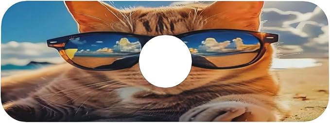 Sunshine Beach Cat Cases Kitchen sink faucet pad, strong water absorption