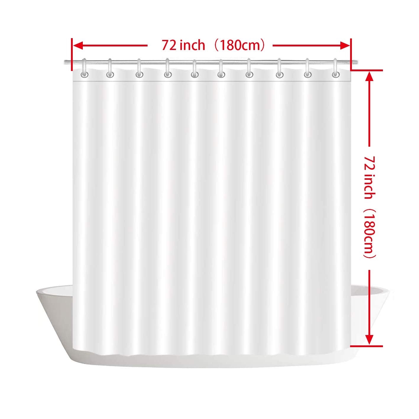 ahbreton Shower Curtains Fabric, Funny Halloween Smoke Skull Horror, Decorative Cloth Print Design Polyester, Bathroom Curtains Set with 12 Hooks(72x72 Inch)(WJ821)