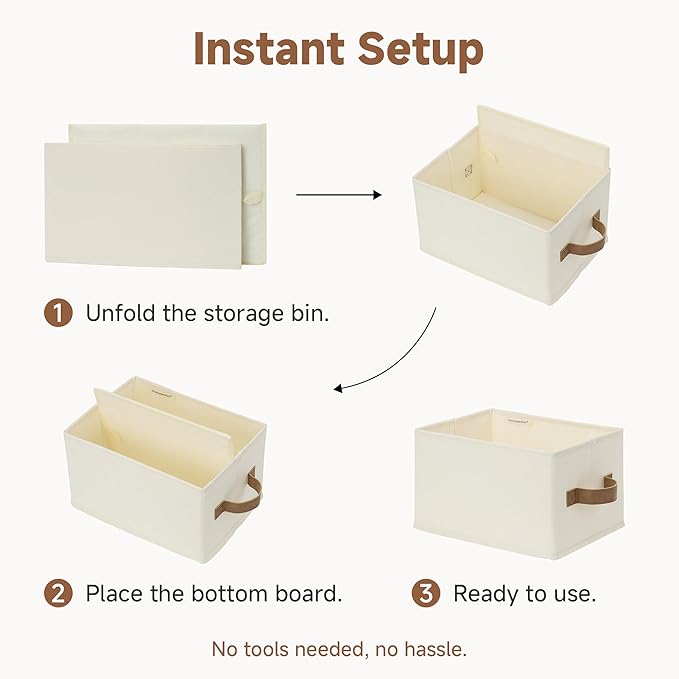 StorageWorks Closet Organizer Storage Baskets, Storage Bins
