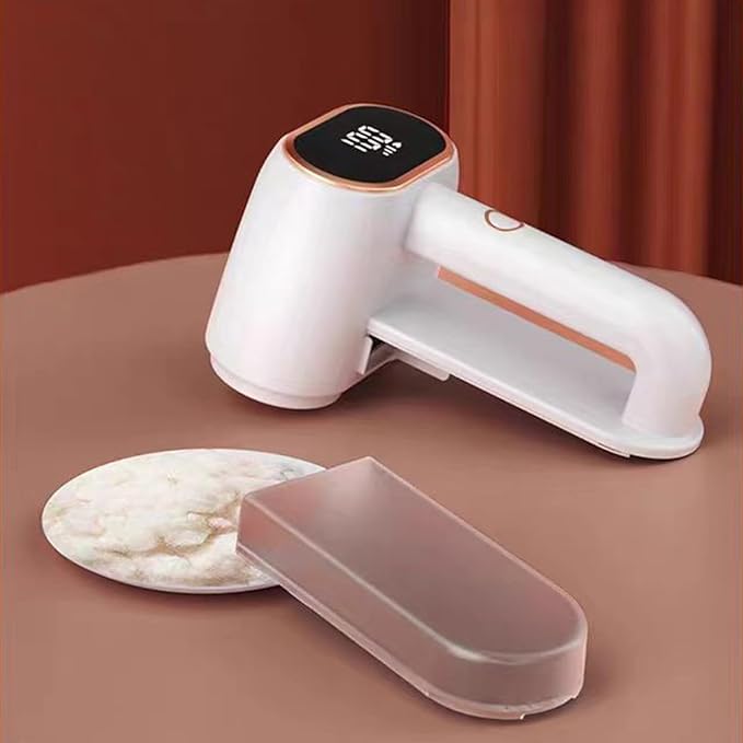 Dual-Head Fabric Shaver and Lint Remover, Rechargeable Sweater Shaver