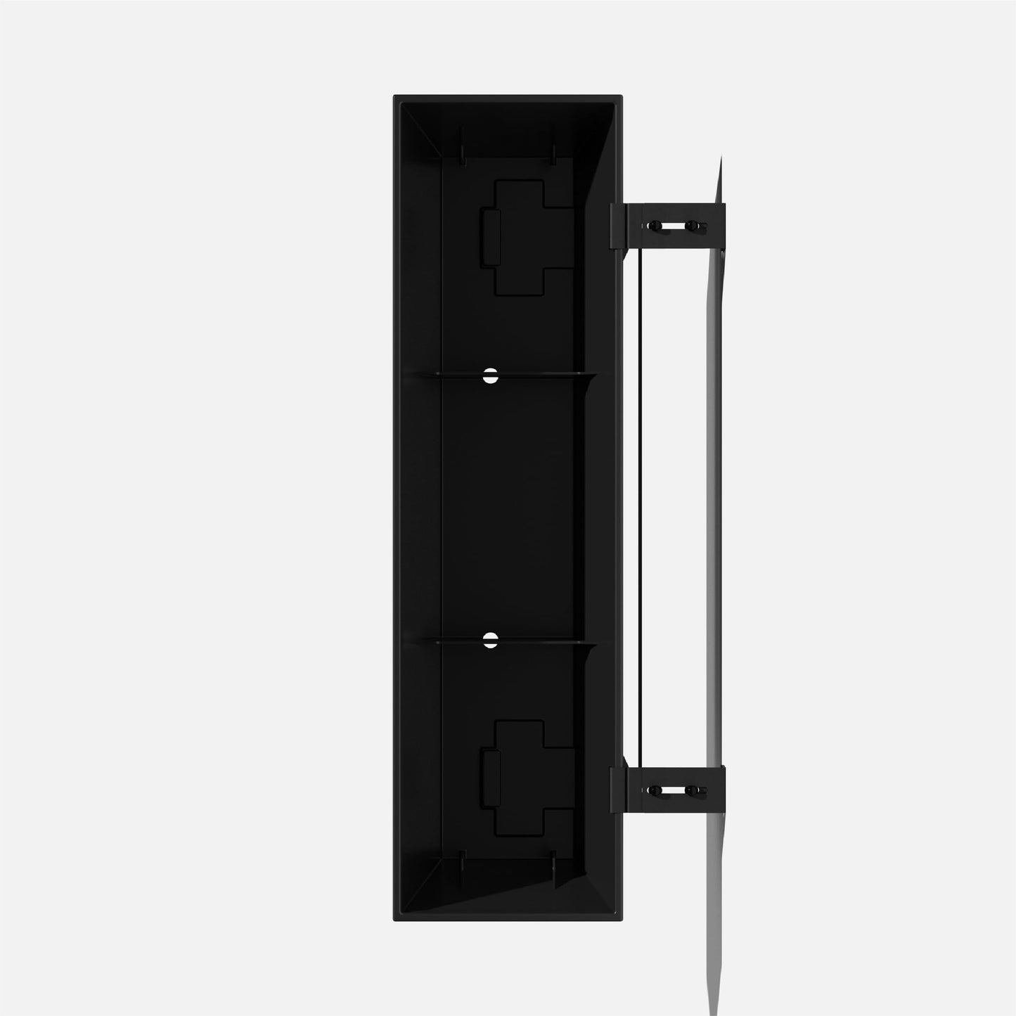 Veradek Pure Series Railing Planter - Plastic Hanging Planter for Outdoor Balcony/Fence | Durable All-Weather Use with Adjustable Brackets | Modern Décor for Flowers, Succulents, Hanging Plants