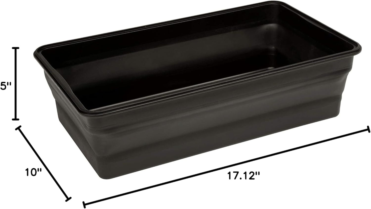 Cuisinart XL Collapsible Marinating Container, Large Capacity Grill Accessories Perfect for BBQs and Tailgates, Marinade and Brining Prep, Collapsible Silicone for Easy Storage