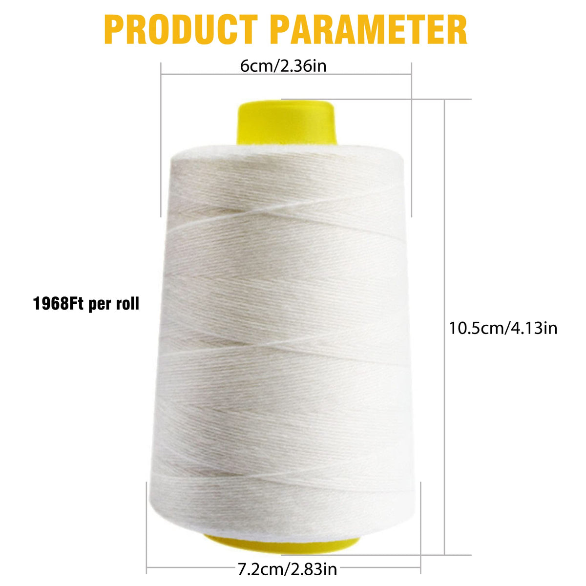 Prepare 10pcs Needles & 6 Spools of Thread for GS8-015 Bag Closing Machine