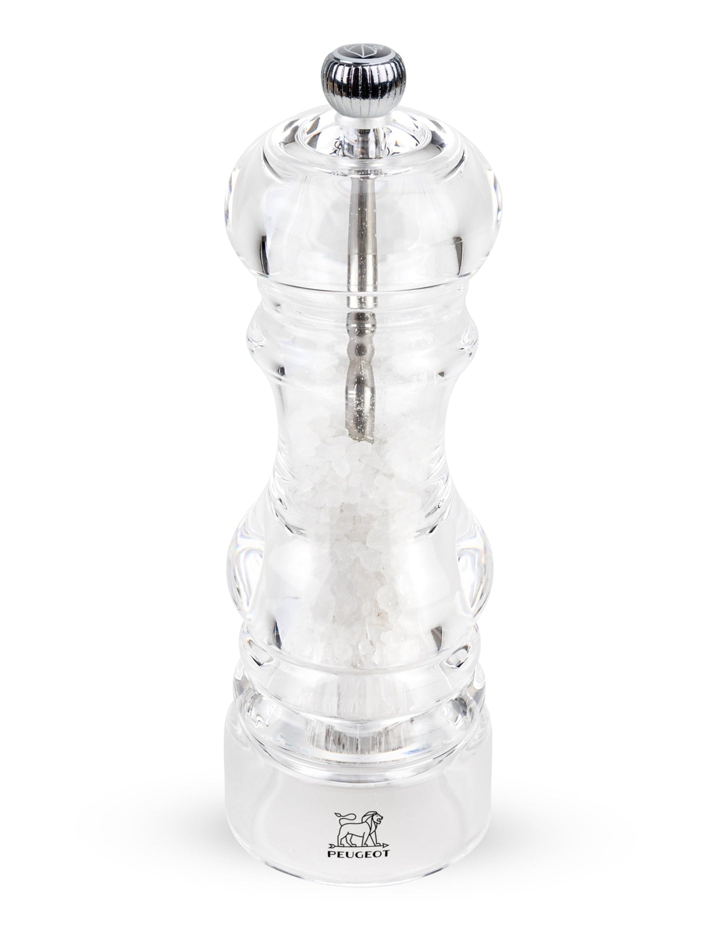 PEUGEOT- Paris Nancy Zirlion Salt Mill, Acrylic, 18 cm - 7 in