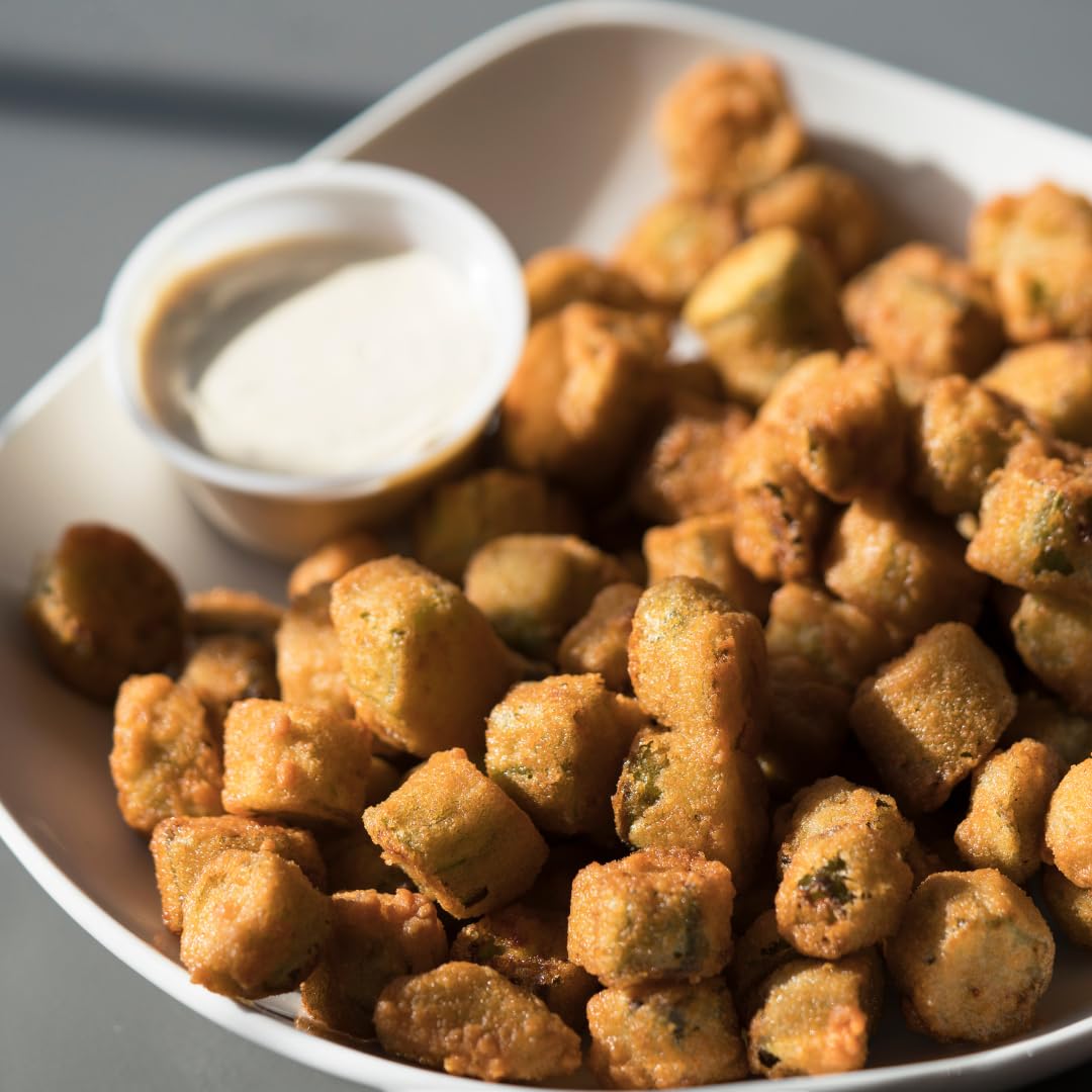 Brownie Brand Clemson Spineless 80 Okra Seeds - 1lb | Certified, High-Yield, Heat-Tolerant, Non-GMO Heirloom Variety | Ideal for Garden & Farm, Fast-Growing, Tender Pods