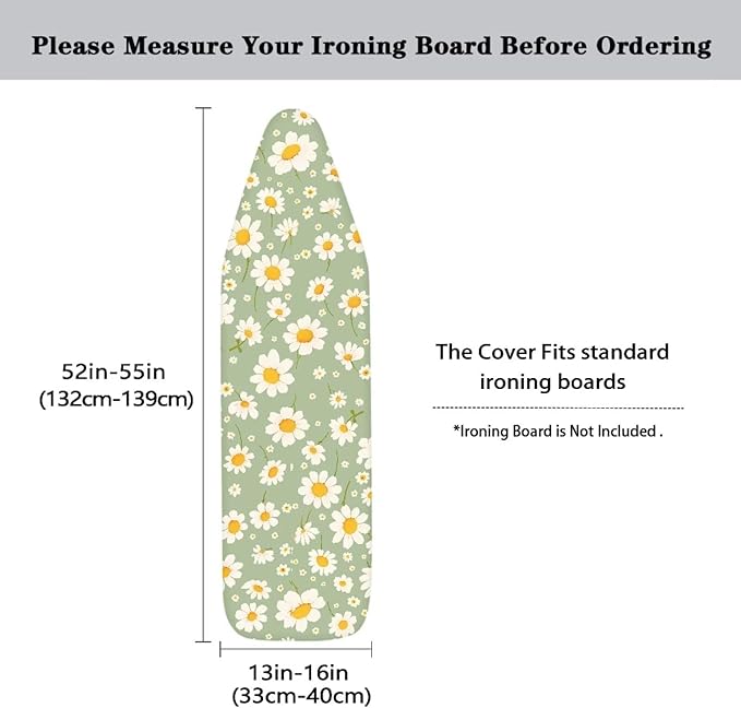 Iron Board Cover with Elastic Standard Size Ironing Board Cover with Elastic