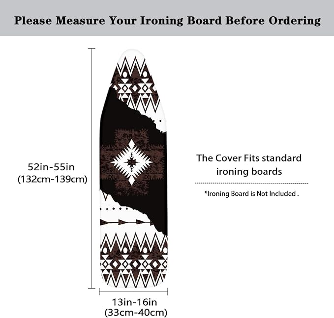 GLENLCWE South Style Retro Aztec Ironing Board Cover