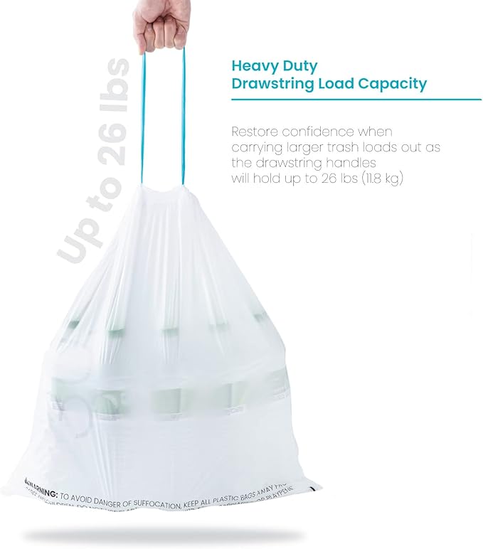 Home Zone Living 8 Gallon Kitchen Trash Bags