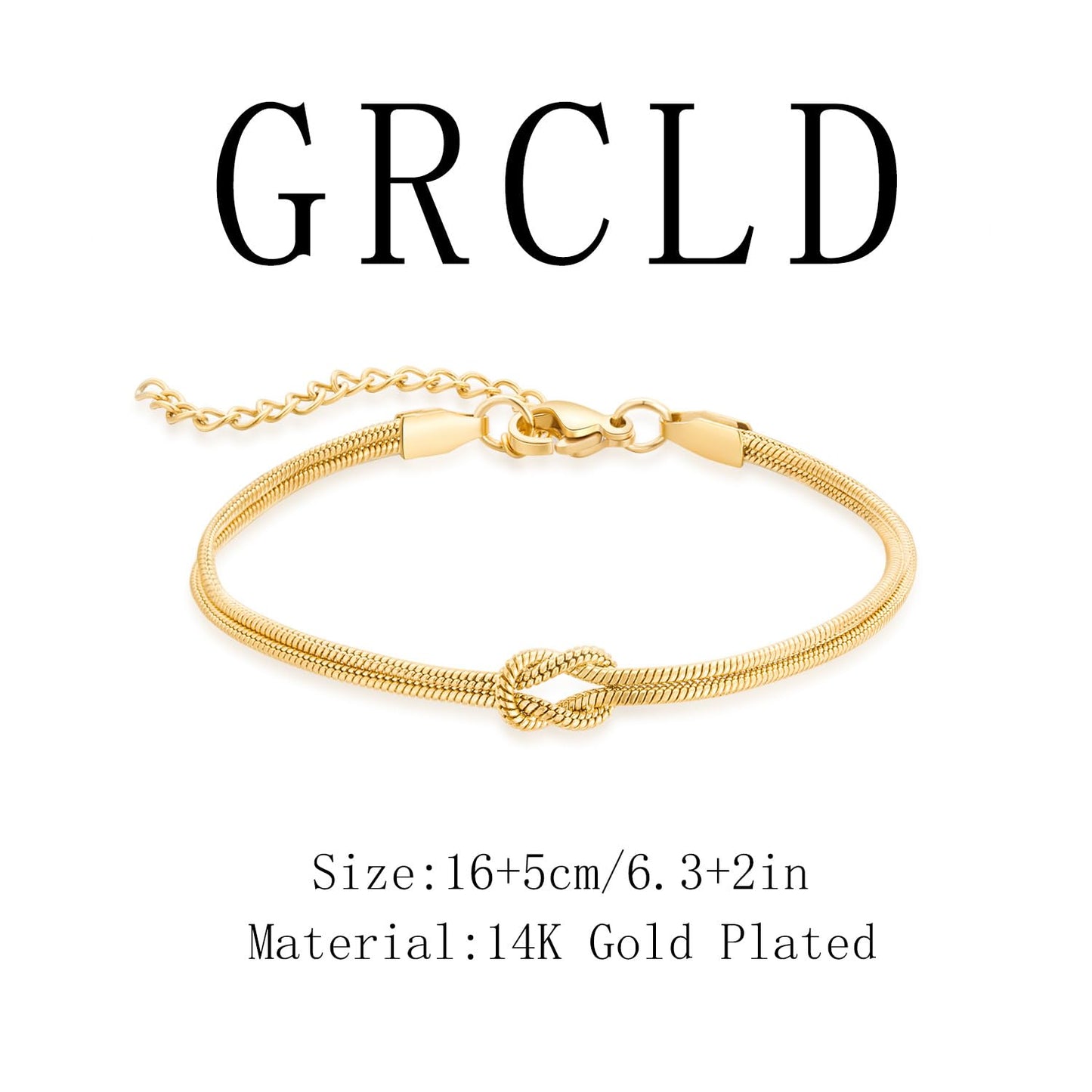 GRCLD Matching Bracelets for Couples Love Knot Bracelet Pinky Promise Soulmate Relationship Friendship Bracelets Forever Infinity Jewelry Gifts for Women Teen Her Him (FRIEND-S)