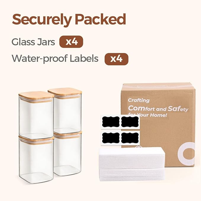 ComSaf Glass Storage Containers