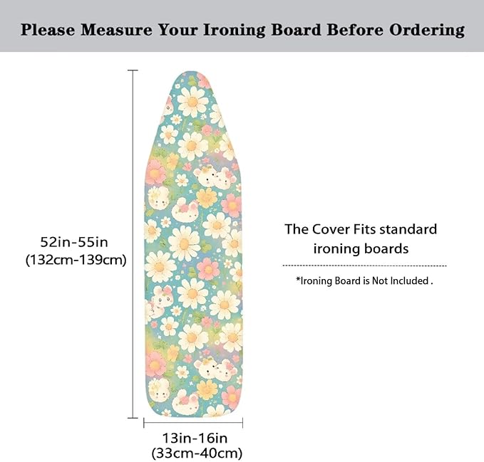 Ironing Board Cover, Universal Stretchy Stain Reisstant Protector