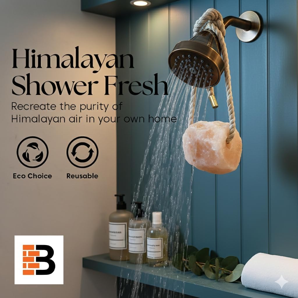 Himalayan Bath Salt 5 lb Hanging Himalayan Rock Salt for Bath & Shower | Deep Relaxation & Stress Relief | Holiday Edition | Unique Gift for Men, Women & Couples