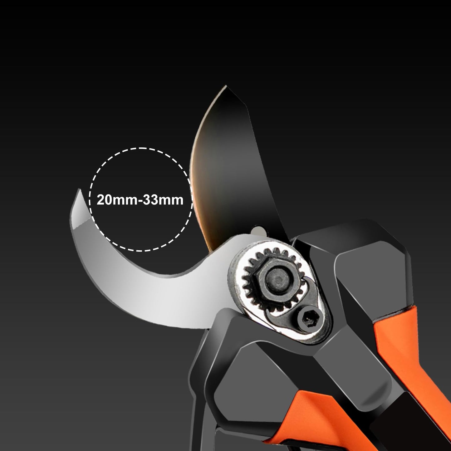 Kebtek Blade Compatible with KT933 33MM Electric Pruning Shears Cutting Diameter-ONLY for KT933 (KT933-Blade)