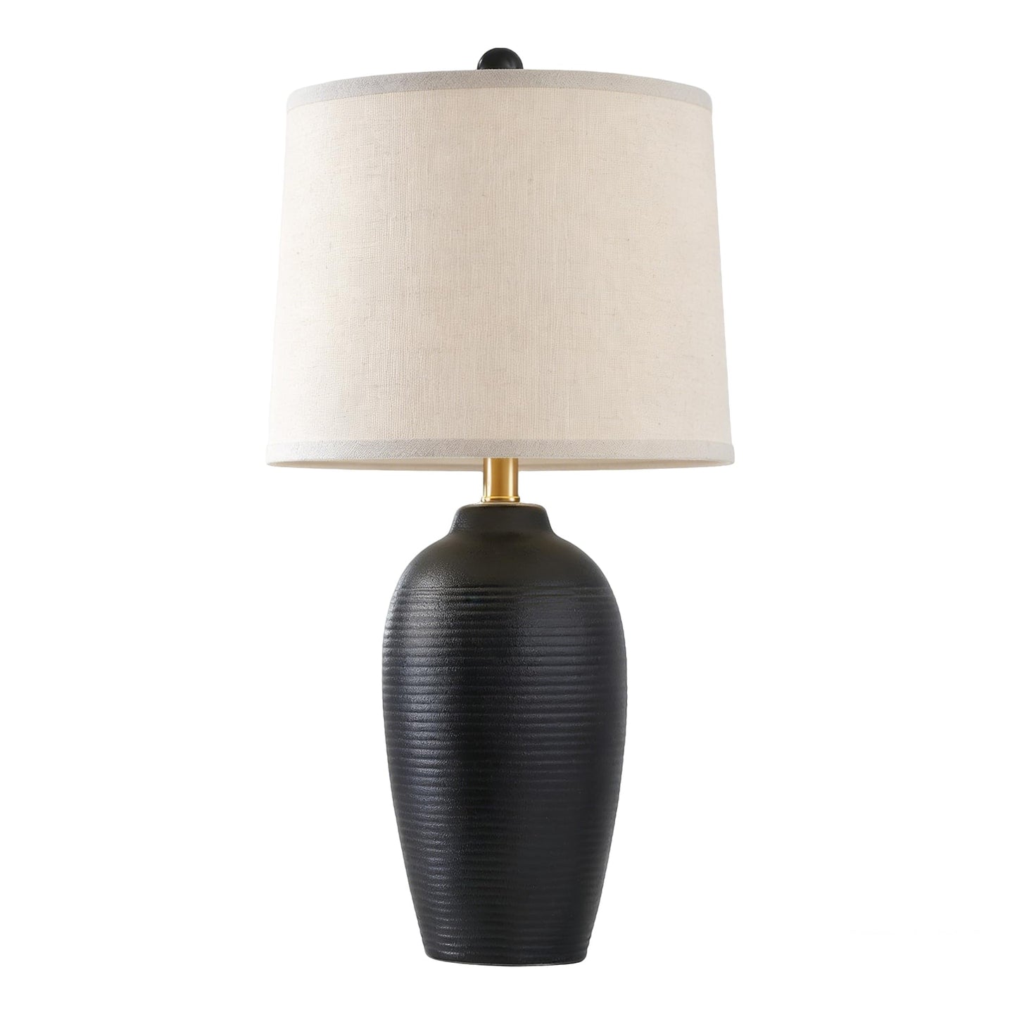 AIEAMPDO 25" Retro Vintage Ceramic Table Lamp for Living Room Bedroom
