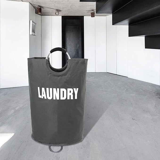 160L XX-Large Laundry Basket, Freestanding Tall Clothes Hamper, Collapsible