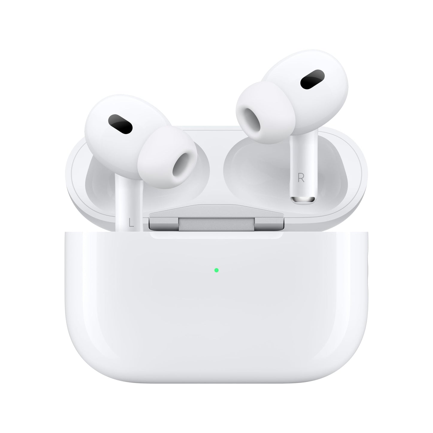 Apple AirPods Pro 2 Wireless Earbuds, Bluetooth Headphones, Active Noise Cancellation, Hearing Aid Feature, Transparency, Personalised Spatial Audio, High Fidelity Sound, H2 Chip, USB C Charging