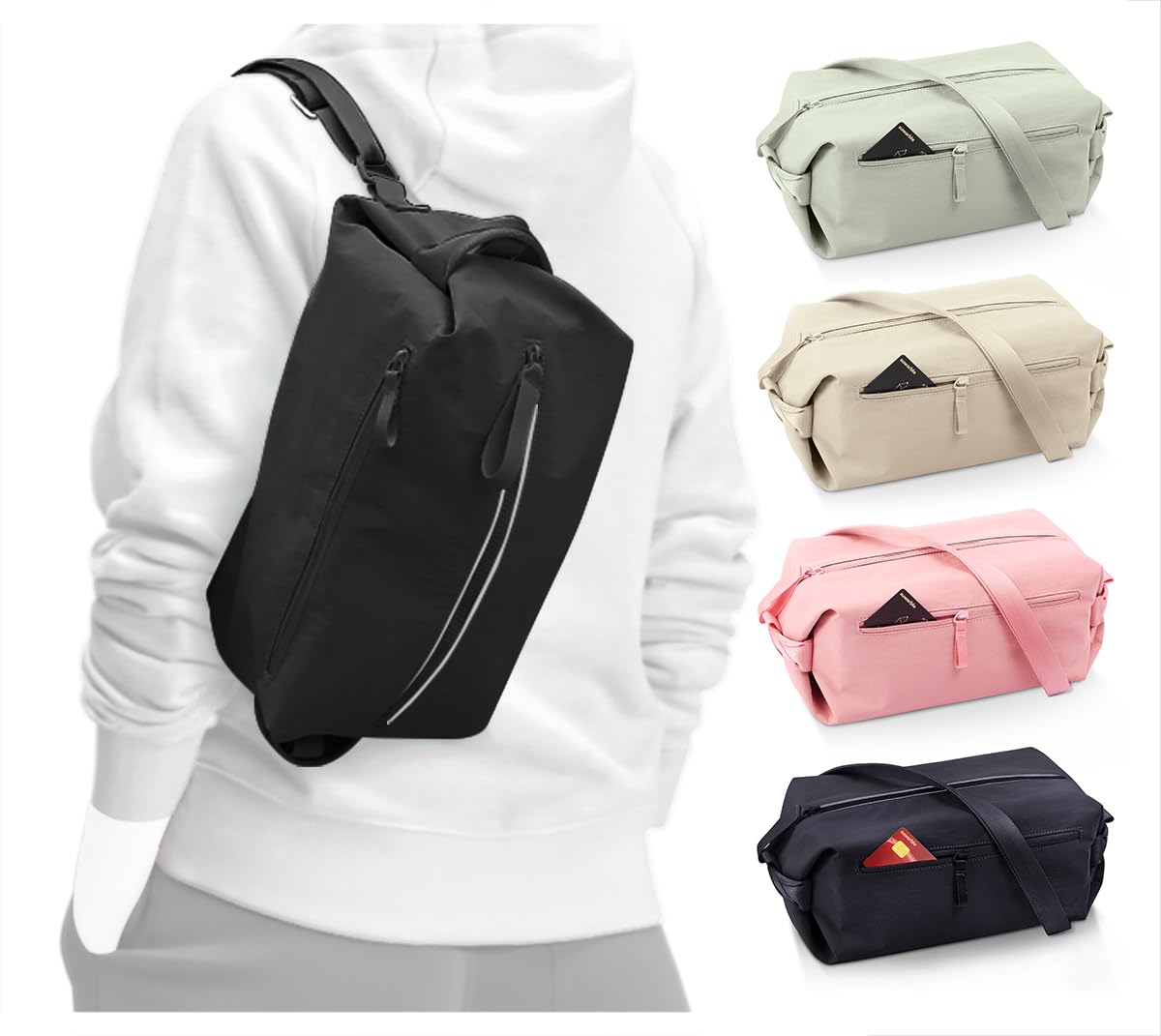 Small Gym Bag for women men, Stylish Compact Sports Bag, Small Duffle Bag Crossbody Bags for women men, Suitable For Gym Work Fitness Travel, 3 in 1 Duffle Bags