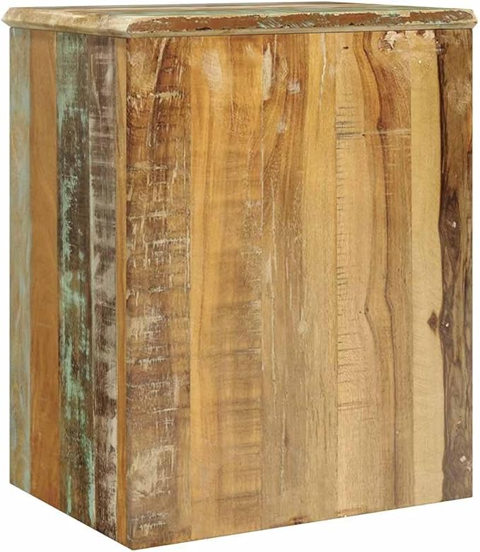 Vintage Reclaimed Wood End Table